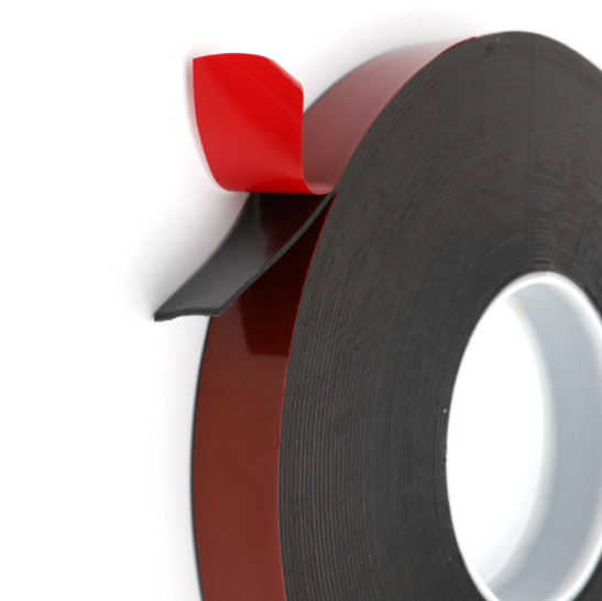 High Viscosity Red Film Black PE Foam Double-sided Adhesive Car Tape