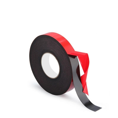 High Viscosity Red Film Black PE Foam Double-sided Adhesive Car Tape