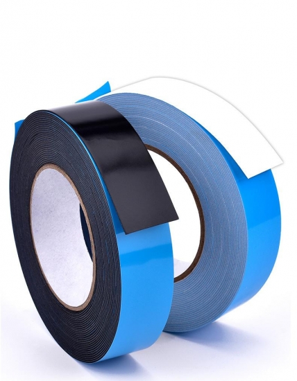 Double-Sided Adhesive PE Foam Tape 25mmx5m (Black)