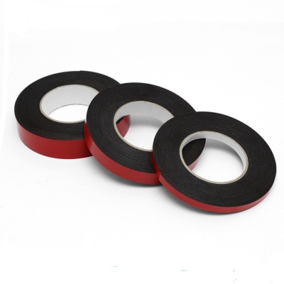 Black Rubber Self Adhesive Waterproof Double Sided PE Foam Tape