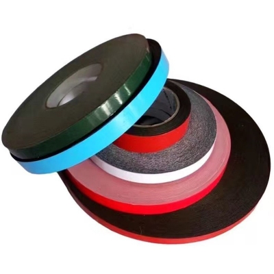 Double sided 1mm PE/ EVA foam tape for auto decoration contraction