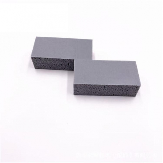 Solid Gray Silicone Foam High Temperature Fire Resistant Silicone Foam