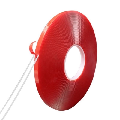 Adhesive Sticks Widely Use Strong Red Liner Clear Foam Double Sided Tape