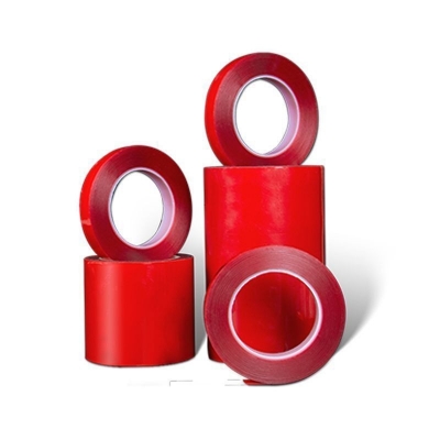 Acrylic Very High Bond Red Film Clear Tape