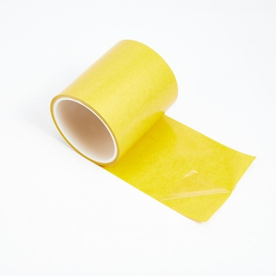 Yellow Red Release Paper PET Double Sided adhesive Tape