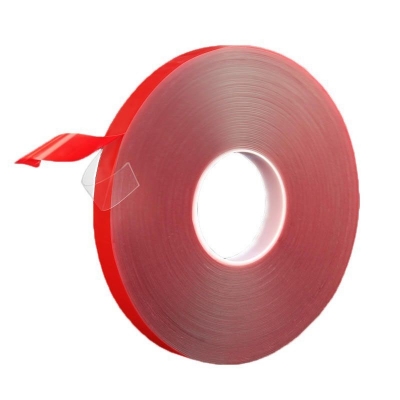 Adhesive Sticks Widely Use Strong Red Liner Clear Foam Double Sided Tape