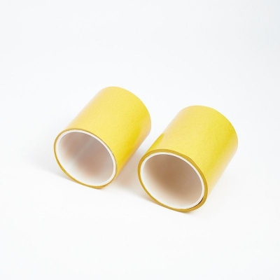 Yellow Red Release Paper PET Double Sided adhesive Tape