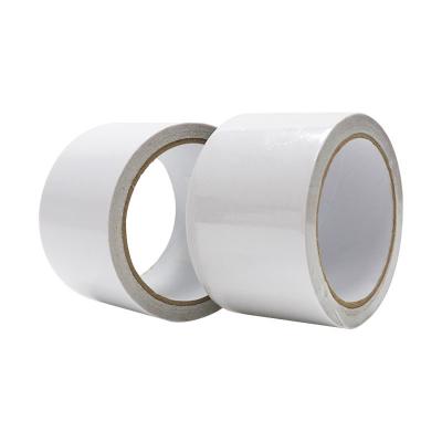 Double sided PP white film clear tape
