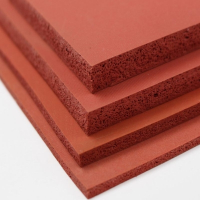 Ultra-Thin Red Silicone Rubber Foam Sheet