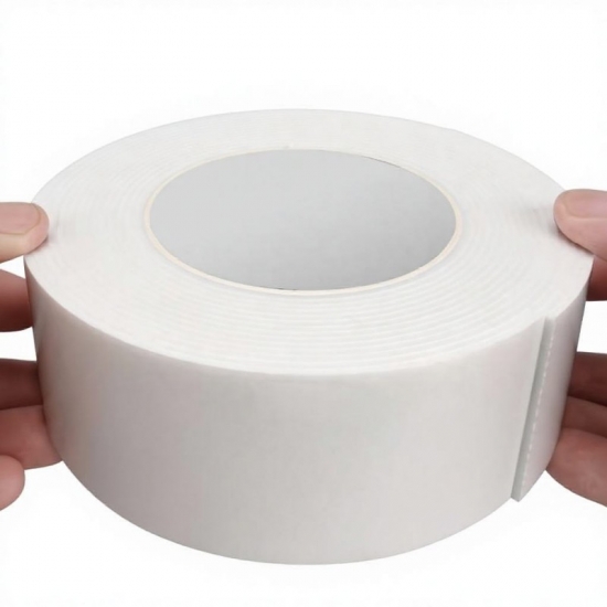 High Adhesion White Double‑Sided PE Foam Tape