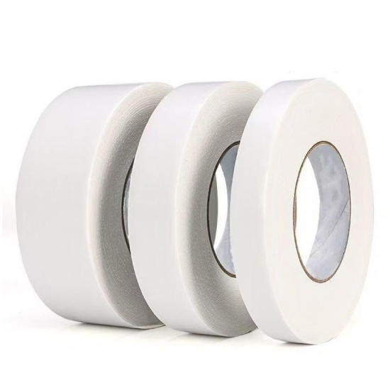 High Adhesion White Double‑Sided PE Foam Tape
